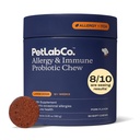 PetLab Co. Allergy & Immune Daily Probiootikumid koertele. Toetab pärmseente tootmist, hooajalisi allergiaid, vahelduva sügeluse, soolestiku ja seedetrakti tervist suurtele koertele - 30 närimist - pakend võib erineda