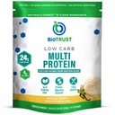 BioTrust Low Carb Protein Pulber – looduslik ja maitsev vadak & kaseiinsegu rohusöödetud hormoonivabadest lehmadest – Mitte GMO, Sojavaba, Gluteenivaba, hormoonivaba (Vanilla)