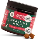 Premium Dog Multivitamiini Supplement (170 Chews) - Mealtime Multi - CoQ10 - Probiootikumid - Kõrvits - Immuunsüsteemi tugi - Edendab paremat liigeste liikuvust - Tervislik nahk ja mantel - valmistatud USA-s