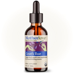 Motherlove Goat Rue (2 Ounce Tinktuur) laktatsioonilisa rindade kudede arendamiseks ja rinnapiima pakkumise optimeerimiseks - USDA Certified Organic, Vegan, Kosher, Soy-Free