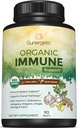 USDA orgaanilise immuunsuse tugisammas - orgaaniline immuuntervise lisand C-vitamiini, leedrimarja, Astragaluse, Oregano, ingveri, Moringa ja küüslauguga - orgaaniline immuunsussüsteemi tugi - 90 immuunsüsteemi tabletti