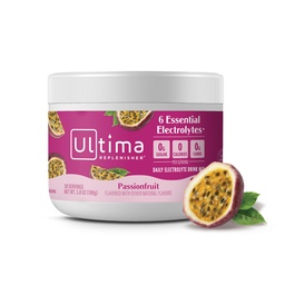 Ultima Replenisher Daily Electrolyte Powder Drink Mix – Sugar Free – Passionfruit, 30 Servings – Hüdratsioonipulber 6 võtmega elektrolüütide ja mikromineraalidega – Keto sõbralik, mitte-GMO