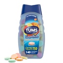 TUMS Smoothies Extra Strength Antacid Chewable Tablets for Heartburn Relief, Assorted Fruit - 140 Count