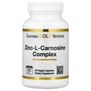 California Gold Nutrition Zinc-L-Karnosine Complex, 90 Veggie Caps
