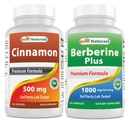 Parimad looduslikud kaneel 500 mg ja Berberine Plus 1000mg