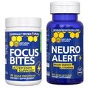 NATURAL STACKS Paraxanthine Supplement Bundle - Focus Bites & NeuroAlert Bundle - Caffeine Free Focus with Enfinity Paraxanthine - 60 Total Servings