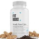 SteadyState Calm | 650mg Ashwagandha with BioPerine | Stress Relief, Mood Balance & Cortisol Support | Vegan | Non-GMO | 60 Capsules