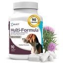 K9 Valige keskmise suurusega koertele mitmeformaadilised koera vitamiinid - 20 mg HMR Lignaanid, 2 mg melatoniin, 40 mg piimaohakas - aitab südant, maksa, seedimist ja kate tervist, koerte multivitamiinid, 90 kapslit