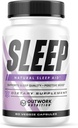 Outwork Nutrition Sleep Aid - looduslik melatoniin, L-Theanine, Safrani ekstrakt - täiskasvanute unelisandid - suurendab une kvaliteeti ja aega, parandab positiivset meeleolu - 60 Veg kapslit (mitte kummikud)
