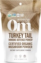 Om Seene Superfood Türgi Saba Orgaaniline Seenepulber, 3,5 Ounce, 50 Servings, Immune Support, Polysacchrides, Beeta-Glucans, Soolestiku Tervis & Holistic Defense Seenelisa