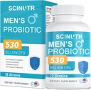 Probiootikumid meestele, 530 miljardit CFUd ja 12 tüve, probiootikum kurkum Cranberry & Goji, soolestiku tervis meestele, toetab seedetrakti tervist, mikrobioomi, kolooniat ja immuunsust, 30-päevane pakkumine