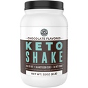 Keto eine asenduskompvekid , šokolaad , 2lbs , madala süsivesikusisaldusega Keto Proteiin Shake Mix , MCT Powder , Grass Fed Hüdrolüüsitud kollageenpeptiidid , Keto Hommikusöögi raputamine , 20 g rasva , 14 g valku , 1 Net Carb , nullsuhkur