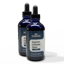 Superior Colloidal Silver, Waiora, Vedel Mineral Supplement, 40 PPM, Immune Support, Blue Glass Pudel koos Dropper (2 bott/44 serv.)