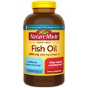 Nature Made Burp Less Fish Oil Omega 3 Supplements, 1200 mg Softgels, Omega 3 Fish Oil for Healthy Heart Support, 300 Softgels, 150 Day Supply