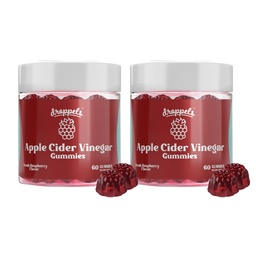Droppels Õunasiider Äädikas Gummies 1000mg peedi juur ja granaatõuna | Mitte-GMO, Vegan-sõbralik, Gluteenivaba | Toetab seedimist, ainevahetust, energia ja immuuntervise | Vaarikamaitse