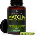 Orgaaniline Matcha Green Tee kapslid - Natural Energy Boost - Puhas Gradual Kofeiin - Jaapani Matcha Green Tee pillid - 100% looduslik antioksüdant - rahustav ja lõõgastav - 120 päevakapslid - 2000 / mg
