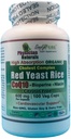 Orgaaniline punane pärmi riis w CoEnzyme Q10 ja Piperine 600 mg kõrge imendumine 100 Veg Caps 1200 mg ühe serveerimise kohta