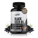 Puhas orgaaniline külmpressitud musta seemne õli kapslid - Vegan Non-GMO Pure Nigella Sativa Black Köömneseemneõli Ilu Immuunsuse ja üldise heaolu toetamine - Thymoquinone-Rich 1000mg Serving (60 päeva)