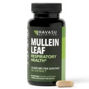 Mullein Lehtkapslid hingamisteede tervisele - 5000mg Väljavõte 10: 1 kopsude toetamiseks ja immuunsüsteemi funktsiooniks - 60 loend - Vegan, mitte-GMO kapslid - taimsed toidulisandid igapäevaseks terviseks - 2 kuu pakkumine