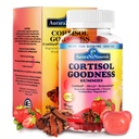 Kortisooli lisandid hormoonharmooniale, 17-in-1 kortisooli kummid naistele ja meestele kortisooli reduktor koos ashwagandha, Rhodiola Rosea, Püha basiilik, Valerian Support Stress Relief & kortisooli tasakaal