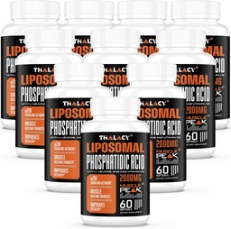 2000mg Liposomal Fosfatiidhape Lihaste Ehitaja (PA), Kõrge Absorptsiooni Lihaste Ehitus Lisandid Meestele ja Naistele | Lihaste Gainer, mTOR Valgu Süntees & Lean Lihaskude, Tugevus, 10 Pack