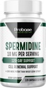 Probase Nutrition Spermidine (10mg 99% Spermidine 3HCL - kolmanda osapoole testitud) 120 kapslit - 100x rohkem potentsi kui nisuidu ekstrakt, telomere tervis ja vananemine 120-päevane pakkumine - sama tõhus kui NMN