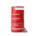 HumanN SuperBeets Beet Juurkapslid Kiire vabastada 1000mg, aitab toetada lämmastikoksiidi tootmist, vererõhku, südame tervist, sisaldab mitte-GMO peedipulbrit, uuritud antioksüdante 180 Count