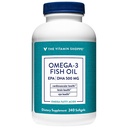 Vitamiin Shoppe Omega 3 kalaõli, EPA & DHA 500mg, puhtus tagatud, molekulaarselt destilleeritud, et toetada südame-veresoonkonna, liigeste ja aju tervist 1000mg (240 Softgels)