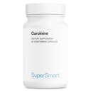 Supersmart - kartsiniin 300 mg päevas (patendeeritud) - stabiilne L-karnosiini lisand | Mitte-GMO & Gluteenivaba - 60 taimekapslit