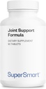 Supersmart ühine tugi valem (High Potency Complex) - koos Glükosamiini, kondroitiin, hüaluroonhape, MSM - ühine tugi täiendada | Mitte-GMO & Gluteenivaba - 90 tabletti