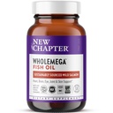 Uus peatükk Wholemega Fish Oil Supplement - 2000mg per Serving, kliiniliselt tõestatud Alaska lõheõli omega-3 + vitamiin D3 + astaksantiin, 120 Softgels