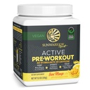 Pre Workout Pulber Energiajook Mitte-Stim & Kofeiinivaba | Vegan Taimepõhine täiendus | Pump Hüdraat Fookus Kestvus & Tugevus Ehitaja | Yuzu Mango Maitsestatud 30 Serving Active Preworkout