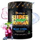 ALPHA LION Superhuman Pump Pre Workout Powder, Nootroopne Kofeiin & Stim Free Preworkout Supplement, Lämmastikoksiidi Booster, Lihaste Gainer, Energy & Focus (42 Servings, Blueberry Steel Flavor)