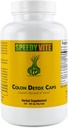 Colon Detox toetab toksiinide loomulikku eemaldamist * Orgaaniline, söeline Psyllium Seed & Husk Flax Seed Apple Fiber / Pektiin Slippery Elm Fennel- Powder 230 Veg Capsis