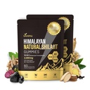 HimalayanSS Shilajit Gummies with Ashwagandha & Gokshura | 85+ Trace Minerals & Fulvic Acid | Organic, Non-GMO Micronutrient Supplement for Men & Women