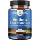 High Purity Sodium Bicarbonate Capsules for Digestive Health Support & pH Balance - Delayed Release Gastric Support for Stomach Discomfort - Bicarbonato De Sodio - Easy to Swallow - 120 Count