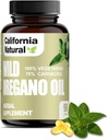 Wild Oregano Oil Vegetarian Soft Capsules - California Natural - Immune System & Digestive Support - Promote Gut Health & Healthy Digestion - 100% Vegetarian - 70% Carvacrol - Herbal 90 count