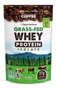 Opportuniteas Coffee Whey Protein Powder - Low Carb & Keto Friendly - Rohusöödud vadak Isolaat + Kolumbia kohv - 60 mg kofeiini energia - Pre või Post Treening Joogi Segu, Latte, Shake & Smoothie 1lb