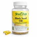 Greenfield Nutritions - Halal Black Seed Oil (Nigella Sativa), toetab immuunsüsteemi, seedetrakti ja liigeste tervist, 90 vedelat köögivilja kapslit
