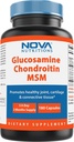 Nova Toitumine Kolmekordne tugevus Glükoosamiin Chondroitin MSM 2600mg / Serving Kapslid, toetab tervislikku liigest, kõhre ja sidekoe - soodustab ühist mugavust ja paindlikkust 180 loend