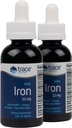 Jälgimine Mineraalid Ioonne raud, 22mg - Energiatoetuslisa magneesiumi ja rauaga - Aju tervise ja immuunsüsteemi funktsioon - Gluteenivaba vedelik täiendus - 1.9 fl oz (2 Pack) (92 Servings)