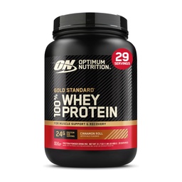 Optimum Nutrition New Flavor Gold Standard 100% vadakuvalgu pulber, kaneelirull, 2 naela (pakend võib varieeruda)