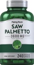 Piping Rock Saw Palmetto Extract 3600mg | 240 kapslit | meestele ja naistele | Mitte-GMO, Gluteenivaba täiendus