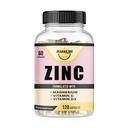 Tsink, tsink 100mg, magneesiumglütsinaat 150mg, vitamiin D3 5000 RÜ, vitamiin C 500mg per Serv, immuunsüsteemi tugi, immuunsuse tugevdaja, antioksüdantide tugi