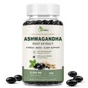 Organic Ashwagandha Supplement 2100mg, Ashwagandha Root Extract Mini Softgels with Black Pepper, Standardized 2.5% Withanolides, for Stress, Mood & Sleep Support, Non-GMO, Gluten-Free, 150 Count
