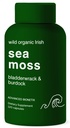 Orgaaniline Iiri mere sammalkapslid, toores Wildcrafted Seamoss Enhanced w/Bladderwrack & Burdock Root Capsules 120 Total Pills Antioxidant Packed. Prebiootilised supertoidud, kilpnäärme tugi
