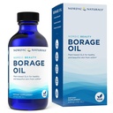 Nordic Naturals Nordic Beauty Borage Oil, Maitsestamata - 4 Ounces - Borage Seed Oil, Unique Omega-6 tervele ja hüdreeritud nahale, 480 milligrammi GLA - Non-GMO - Vegan, 48 Servings