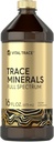 Carlyle Trace Minerals magneesiumi, kloriidi, naatriumi ja kaaliumi | 16 fl oz | Taimetoitlane, mitte-GMO ja gluteenivaba |