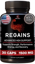 HGH täiendused meestele ja naistele - Regains Starter Pack, Natural Anabolic lihaste kasvuhormooni meestele, lihaste ehitaja meestele, lihaste taastamise täiendada, 30 valgu pillid