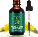 Mullein tilgad kopsudele 2 Fl Oz, looduslikud Mullein Leaf tilgad, kiire imendumine Vedel Mullein Extract Supplement, Lung Cleanse, 1 kuu pakkumine